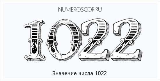 Расшифровка значения числа 1022 по цифрам в нумерологии