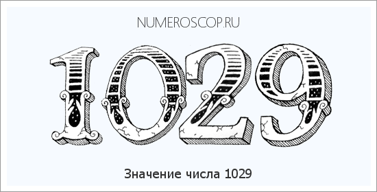 Расшифровка значения числа 1029 по цифрам в нумерологии
