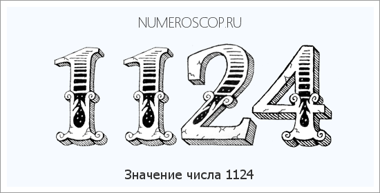 Расшифровка значения числа 1124 по цифрам в нумерологии