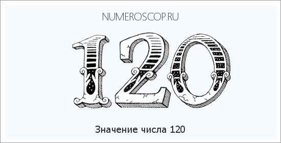 Расшифровка значения числа 120 по цифрам в нумерологии