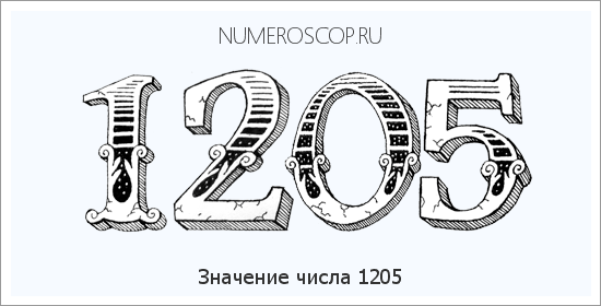 Расшифровка значения числа 1205 по цифрам в нумерологии