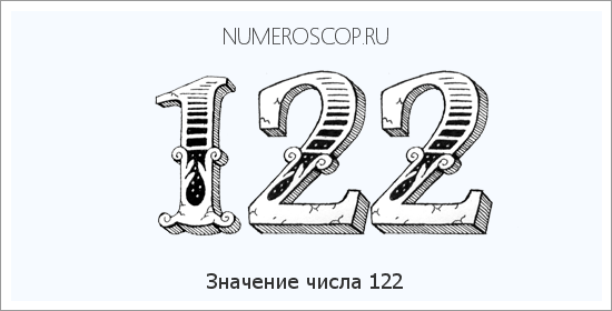 Расшифровка значения числа 122 по цифрам в нумерологии