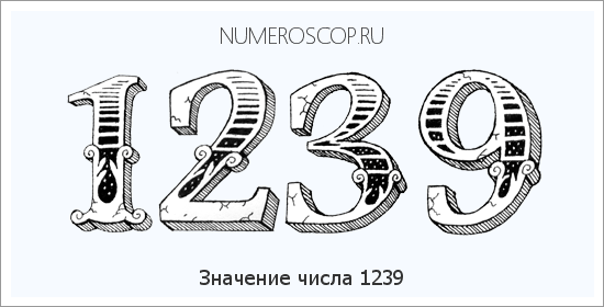 Расшифровка значения числа 1239 по цифрам в нумерологии