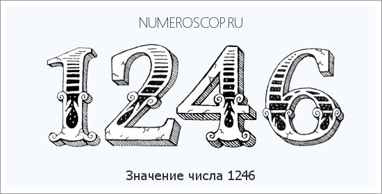 Расшифровка значения числа 1246 по цифрам в нумерологии