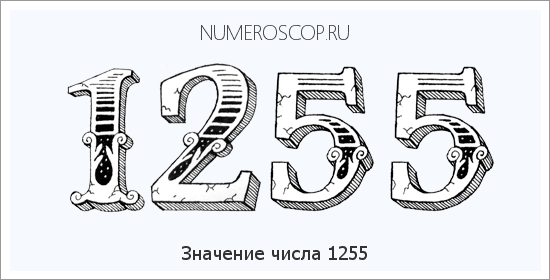 Расшифровка значения числа 1255 по цифрам в нумерологии
