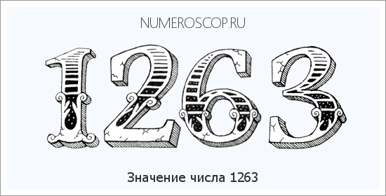Расшифровка значения числа 1263 по цифрам в нумерологии