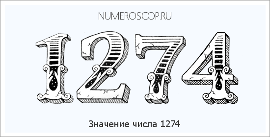Расшифровка значения числа 1274 по цифрам в нумерологии