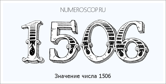 Расшифровка значения числа 1506 по цифрам в нумерологии