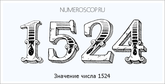 Расшифровка значения числа 1524 по цифрам в нумерологии