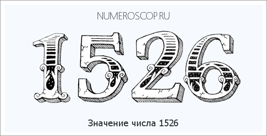 Расшифровка значения числа 1526 по цифрам в нумерологии