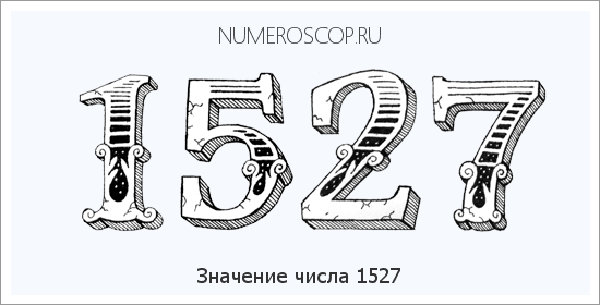 Расшифровка значения числа 1527 по цифрам в нумерологии