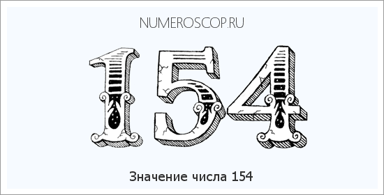 Расшифровка значения числа 154 по цифрам в нумерологии