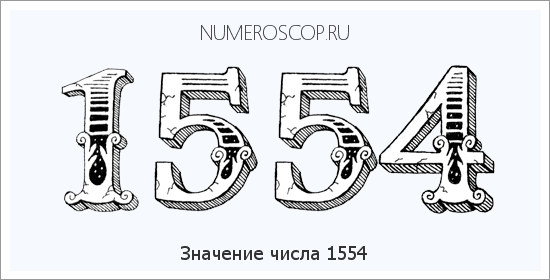 Расшифровка значения числа 1554 по цифрам в нумерологии