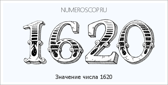 Расшифровка значения числа 1620 по цифрам в нумерологии