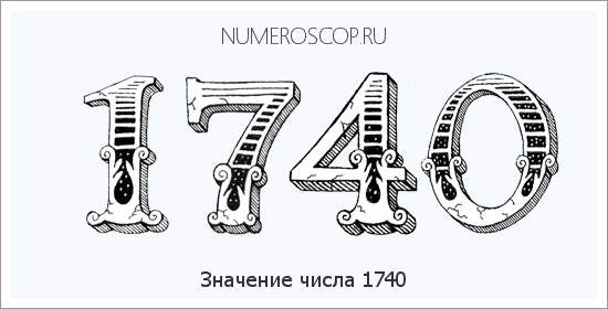 Расшифровка значения числа 1740 по цифрам в нумерологии