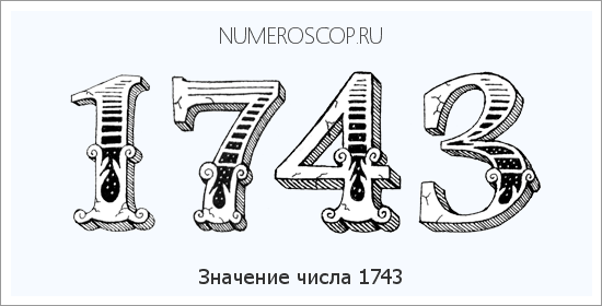 Расшифровка значения числа 1743 по цифрам в нумерологии