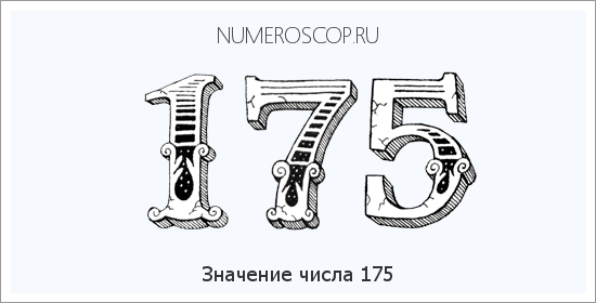 Расшифровка значения числа 175 по цифрам в нумерологии