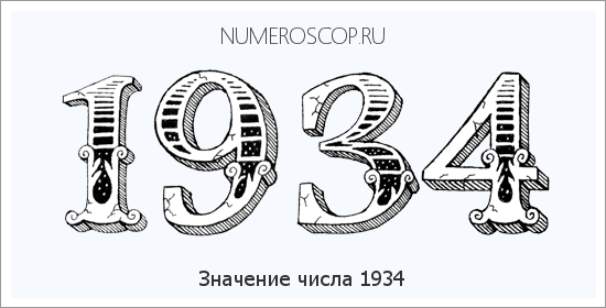 Расшифровка значения числа 1934 по цифрам в нумерологии