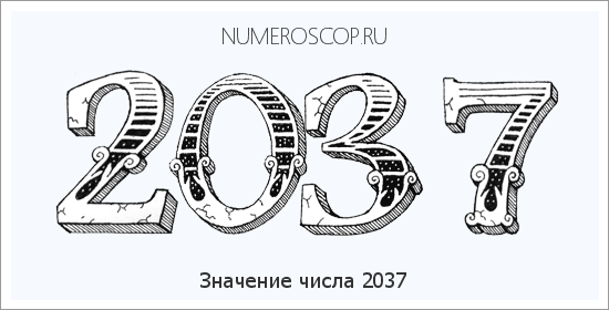 Расшифровка значения числа 2037 по цифрам в нумерологии