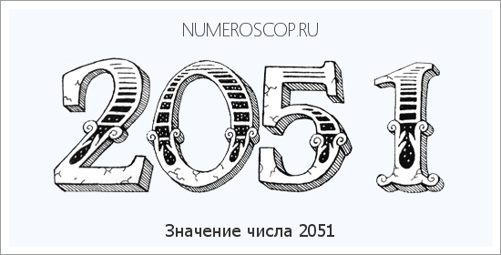 Расшифровка значения числа 2051 по цифрам в нумерологии