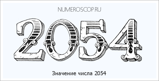Расшифровка значения числа 2054 по цифрам в нумерологии