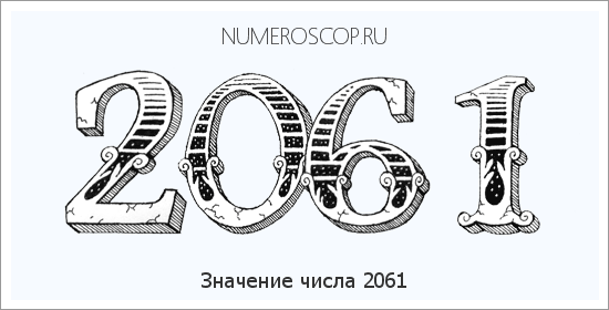 Расшифровка значения числа 2061 по цифрам в нумерологии