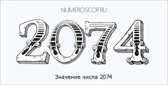 Расшифровка значения числа 2074 по цифрам в нумерологии