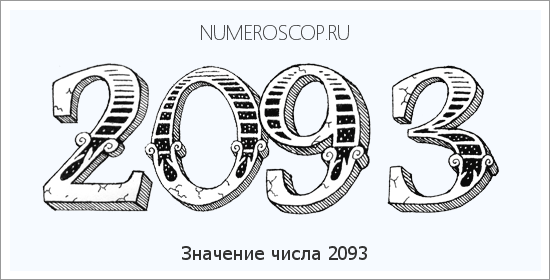 Расшифровка значения числа 2093 по цифрам в нумерологии