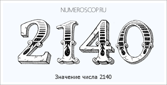 Расшифровка значения числа 2140 по цифрам в нумерологии