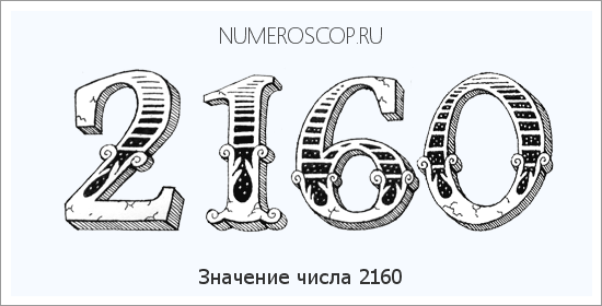 Расшифровка значения числа 2160 по цифрам в нумерологии