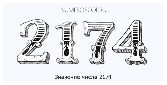 Расшифровка значения числа 2174 по цифрам в нумерологии