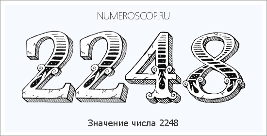 Расшифровка значения числа 2248 по цифрам в нумерологии