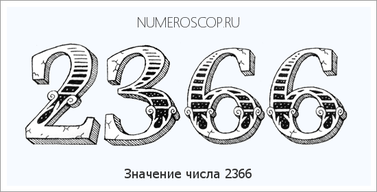 Расшифровка значения числа 2366 по цифрам в нумерологии