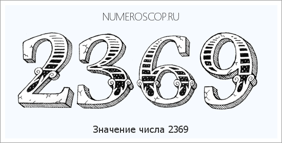 Расшифровка значения числа 2369 по цифрам в нумерологии