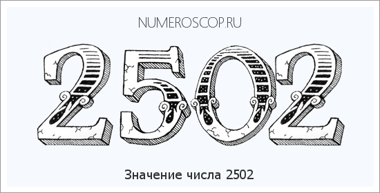Расшифровка значения числа 2502 по цифрам в нумерологии