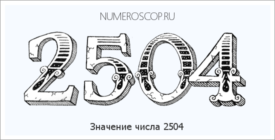 Расшифровка значения числа 2504 по цифрам в нумерологии