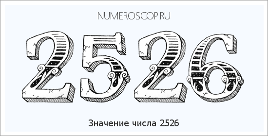 Расшифровка значения числа 2526 по цифрам в нумерологии