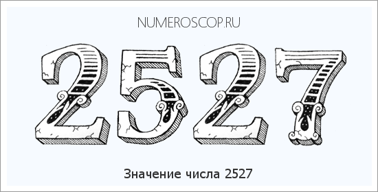 Расшифровка значения числа 2527 по цифрам в нумерологии
