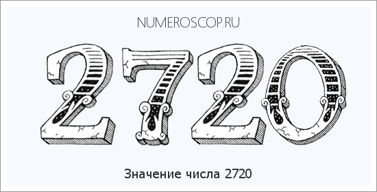 Расшифровка значения числа 2720 по цифрам в нумерологии