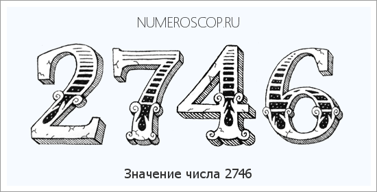 Расшифровка значения числа 2746 по цифрам в нумерологии