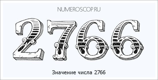 Расшифровка значения числа 2766 по цифрам в нумерологии