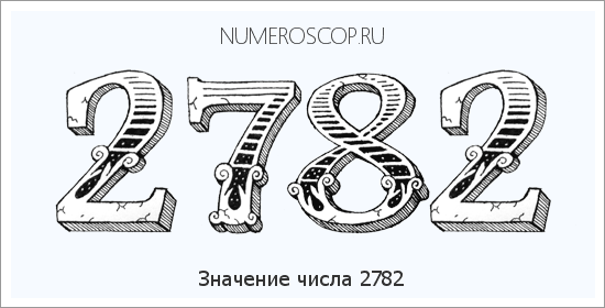 Расшифровка значения числа 2782 по цифрам в нумерологии