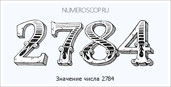 Расшифровка значения числа 2784 по цифрам в нумерологии