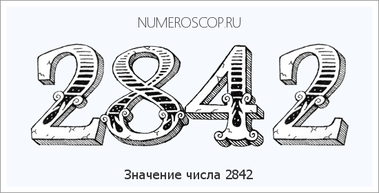Расшифровка значения числа 2842 по цифрам в нумерологии