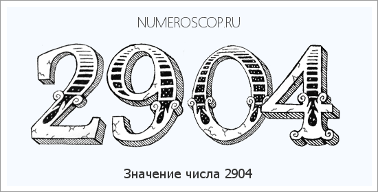 Расшифровка значения числа 2904 по цифрам в нумерологии