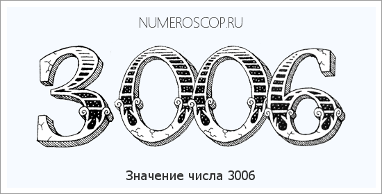 Расшифровка значения числа 3006 по цифрам в нумерологии