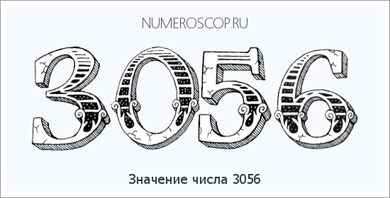 Расшифровка значения числа 3056 по цифрам в нумерологии