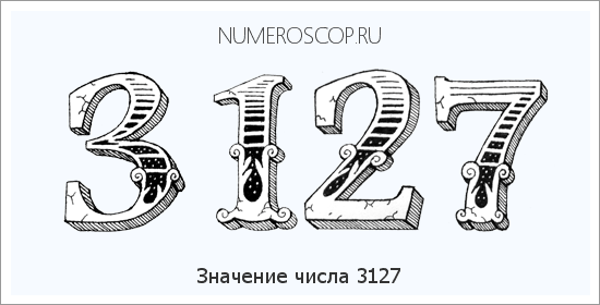 Расшифровка значения числа 3127 по цифрам в нумерологии