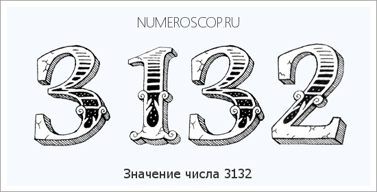 Расшифровка значения числа 3132 по цифрам в нумерологии