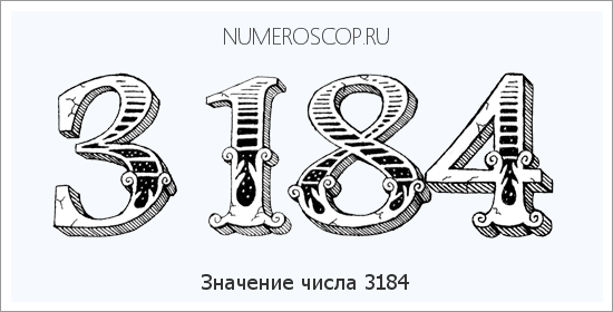 Расшифровка значения числа 3184 по цифрам в нумерологии